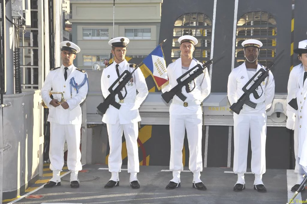 Prise de commandement de la flottille amphibie