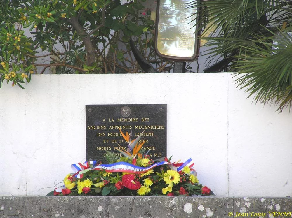 La stèle en mémoire des bagadous disparus