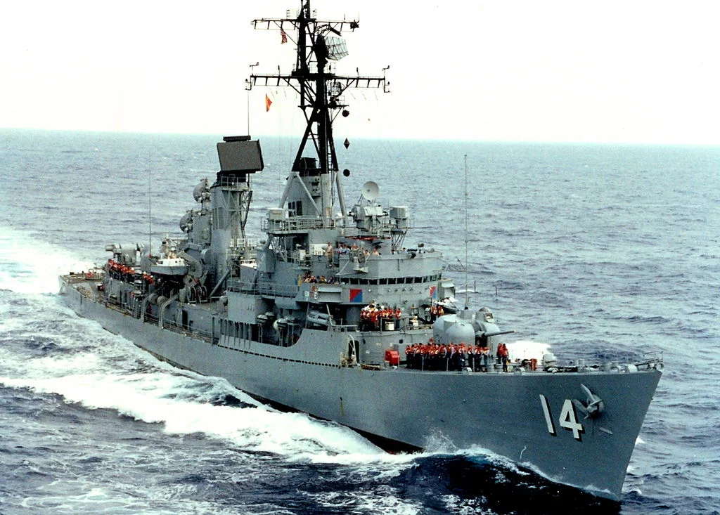 L'USS Buchanan en 1989