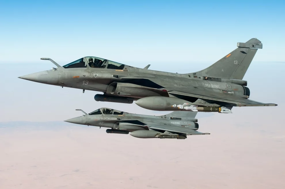 Deux Rafale Marine déployés en Jordanie dans le cadre de l'opération Chammal