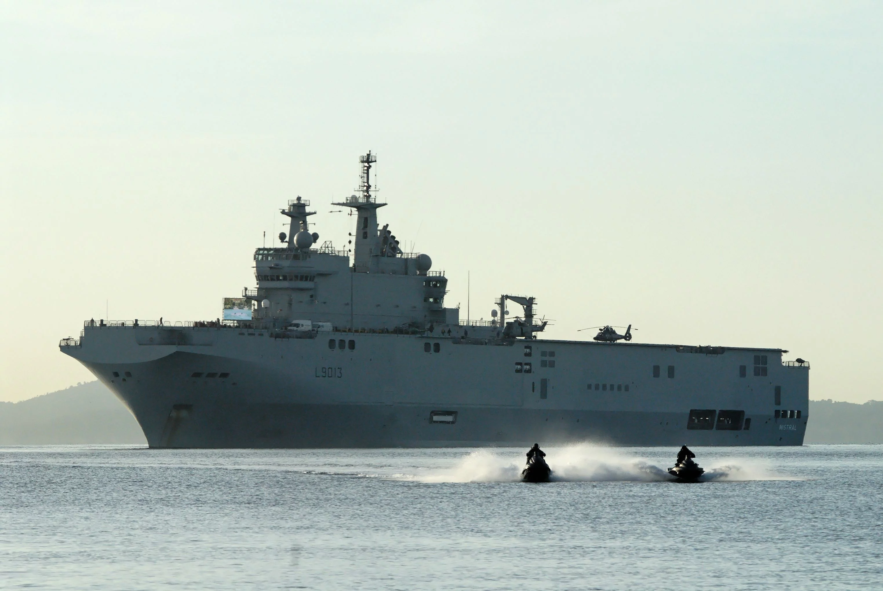 Sécurisation de la plage par les commandos marine