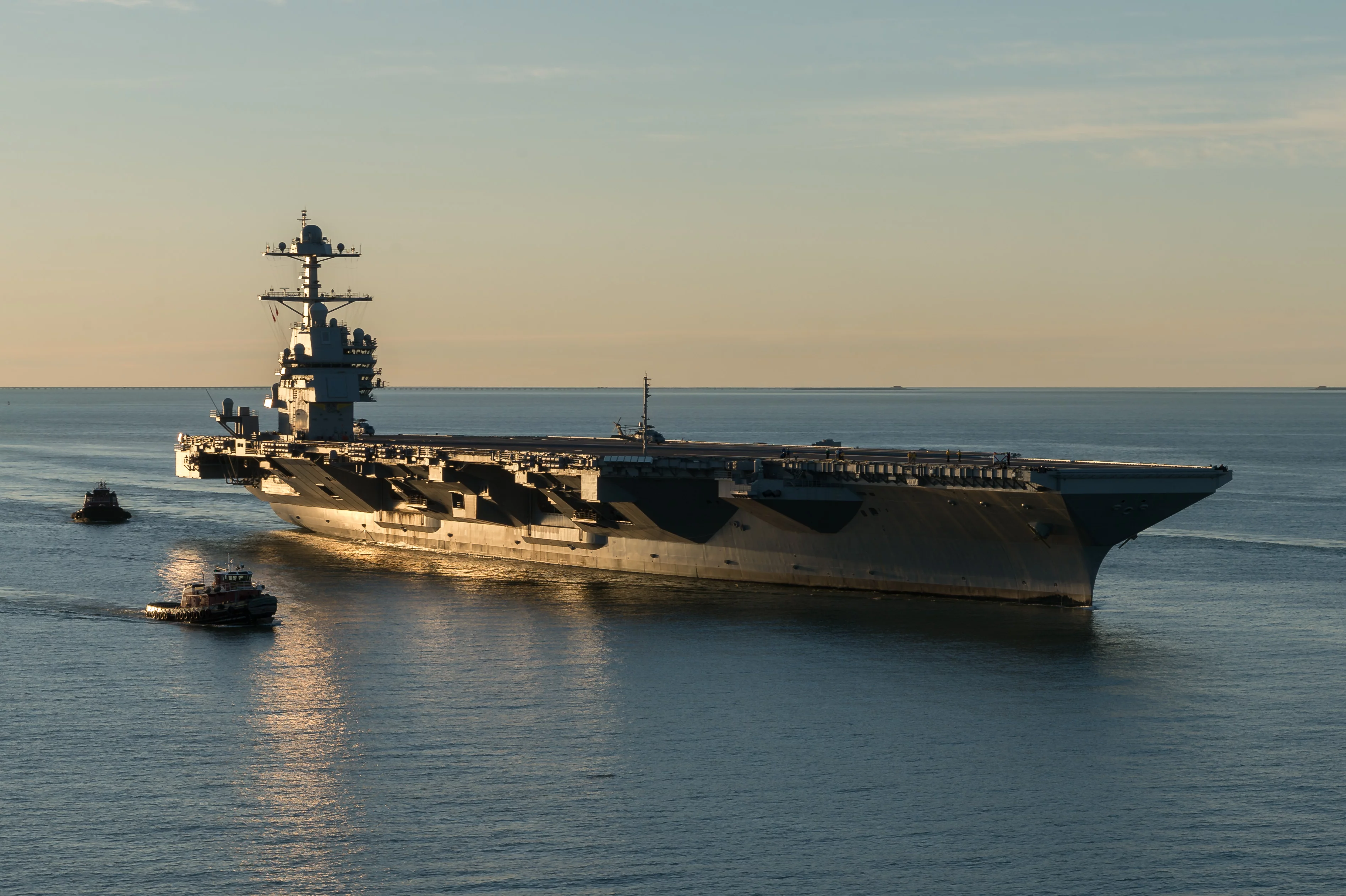 Le porte-avions américain USS Gerald R. Ford