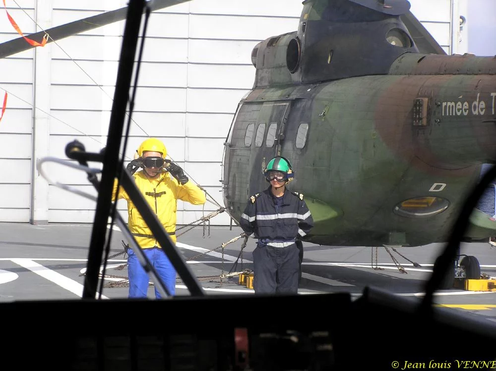 Décollage de l'hélicoptère Lynx