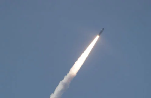 Tir d'essai du missile M-51 le 30 septembre 2015