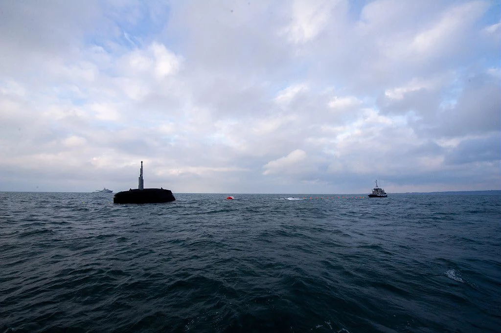 Première plongée du sous-marin Suffren