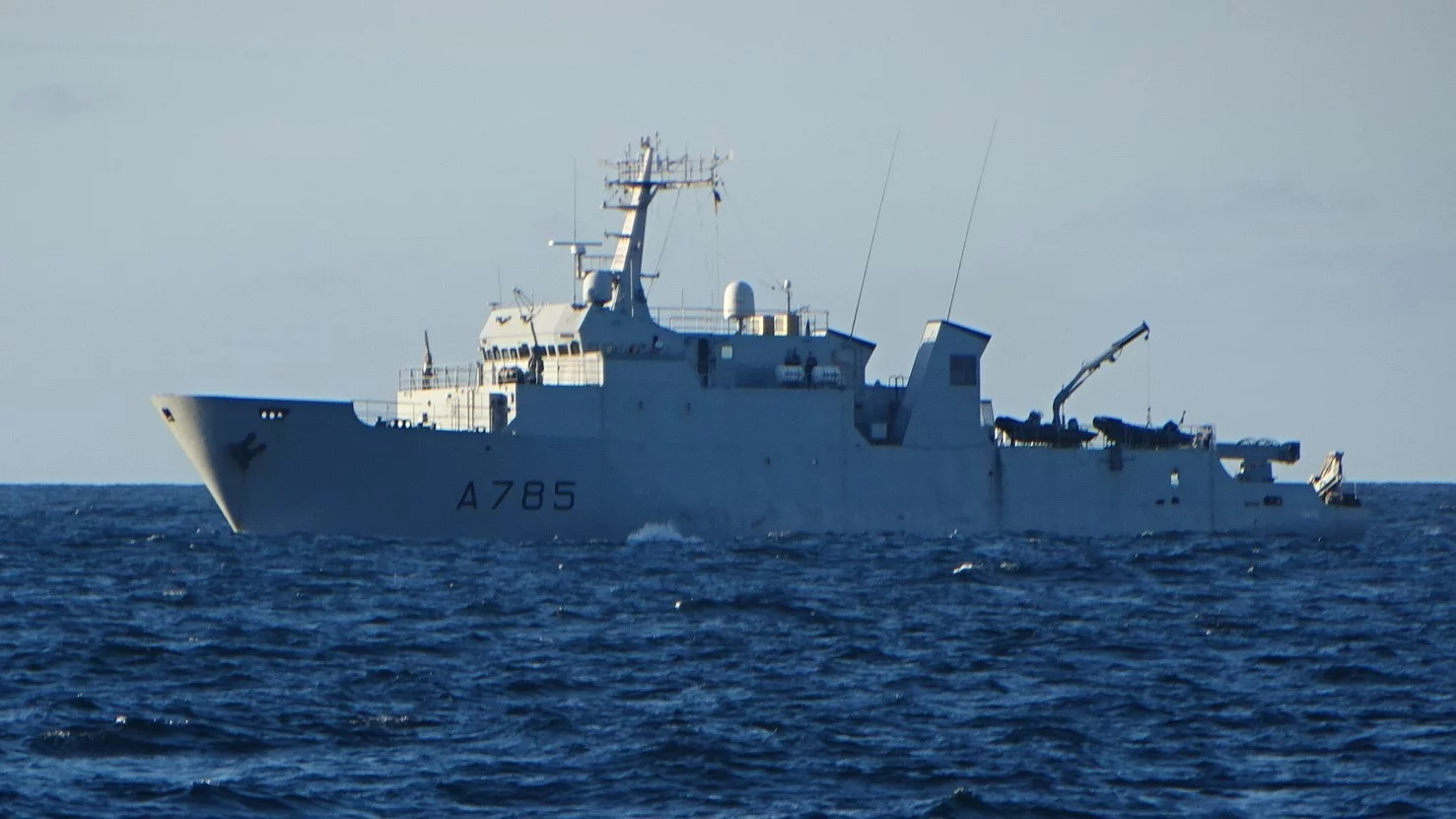 Le bâtiment d’expérimentation de la guerre des mines Thétis