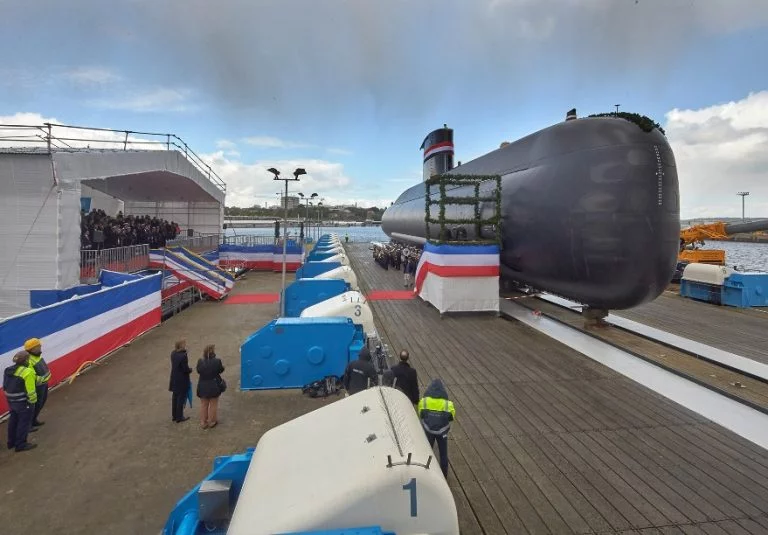 Le 3è sous-marin U-209 destiné à l’Egypte lancé en Allemagne