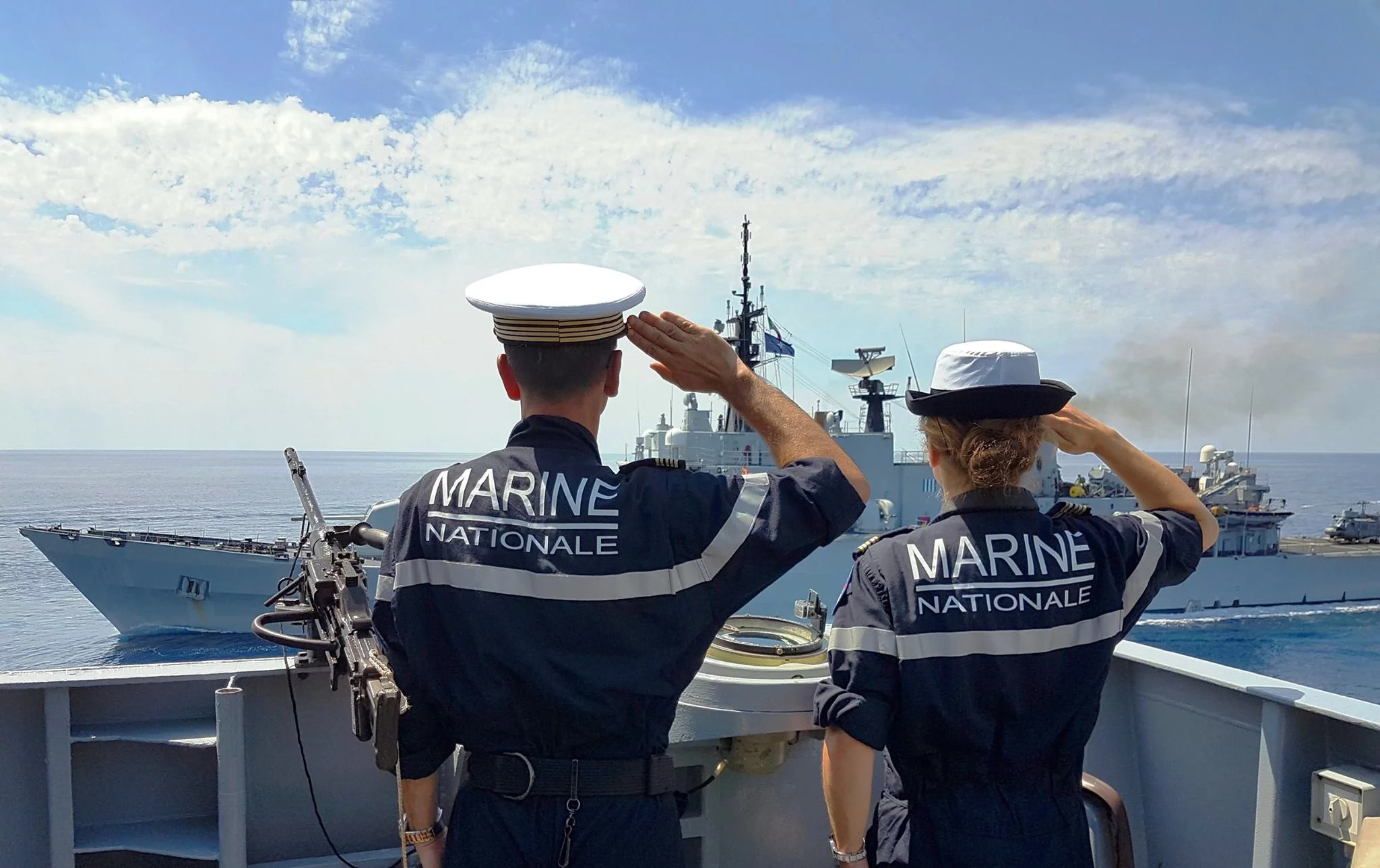 La frégate Guépratte participe à l'opération Sea Guardian de l'OTAN