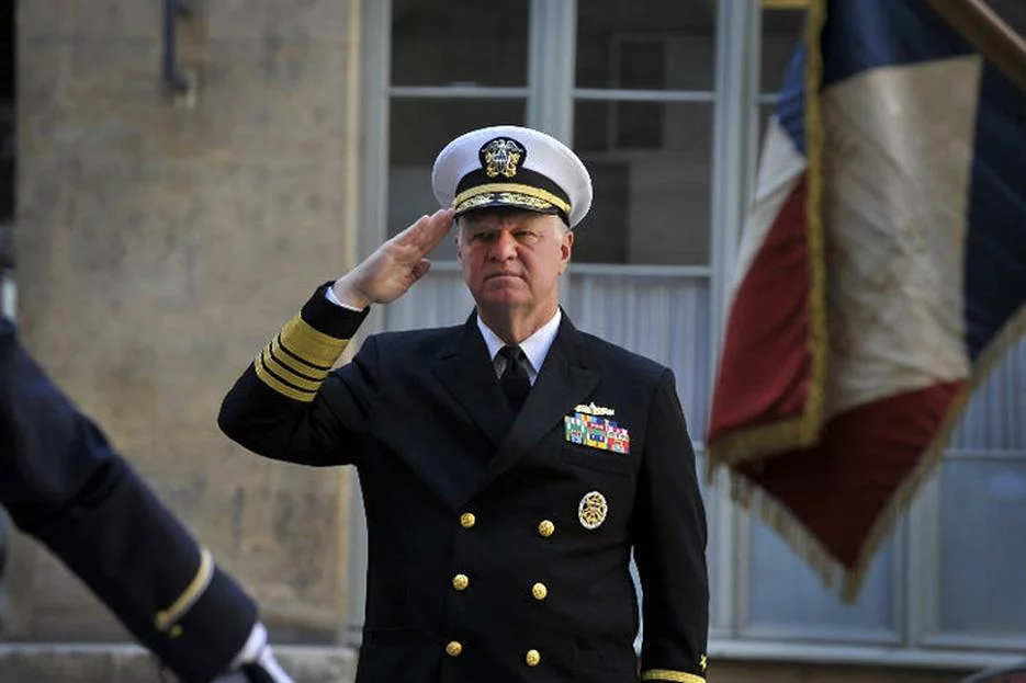 Accueil de l'amiral Gary Roughead, Chief of Naval Operations (CNO)