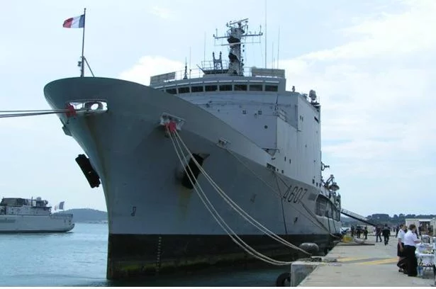 La « Meuse » est de retour de mission « Arromanches »
