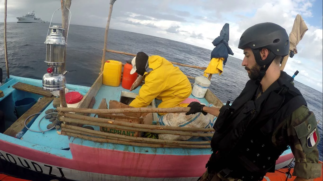 Contrôle d'un bateau de pêche