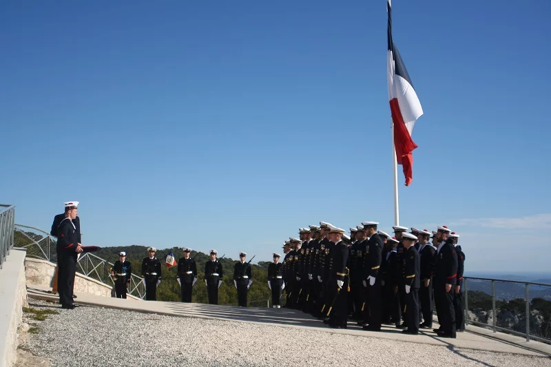 Prise de commandement de l’équipage bleu du sous-marin Perle