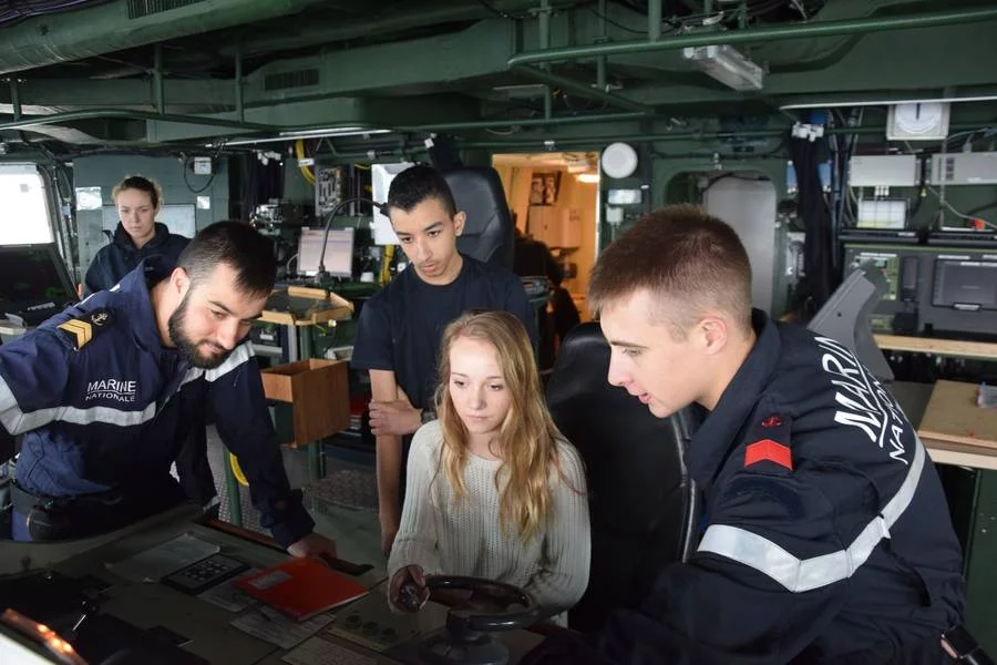 La classe Défense des « Allobroges » à bord du Forbin