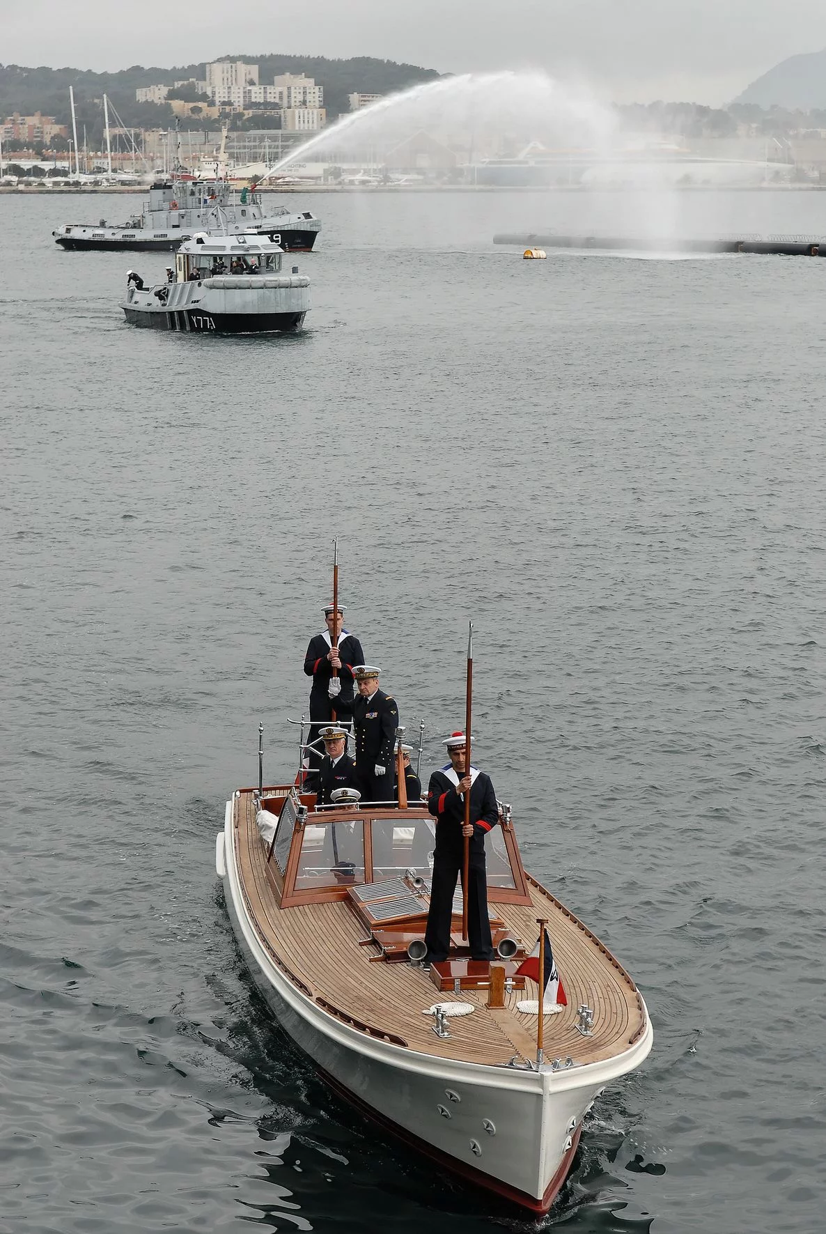 La vedette se prépare Ã  accoster