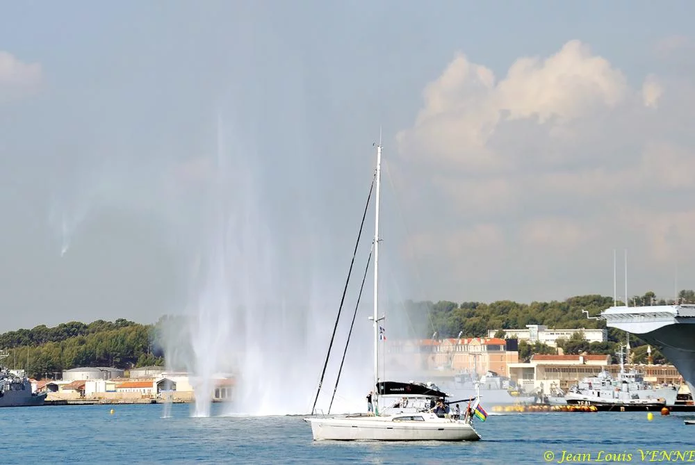 Essais des catapultes du Charles de Gaulle