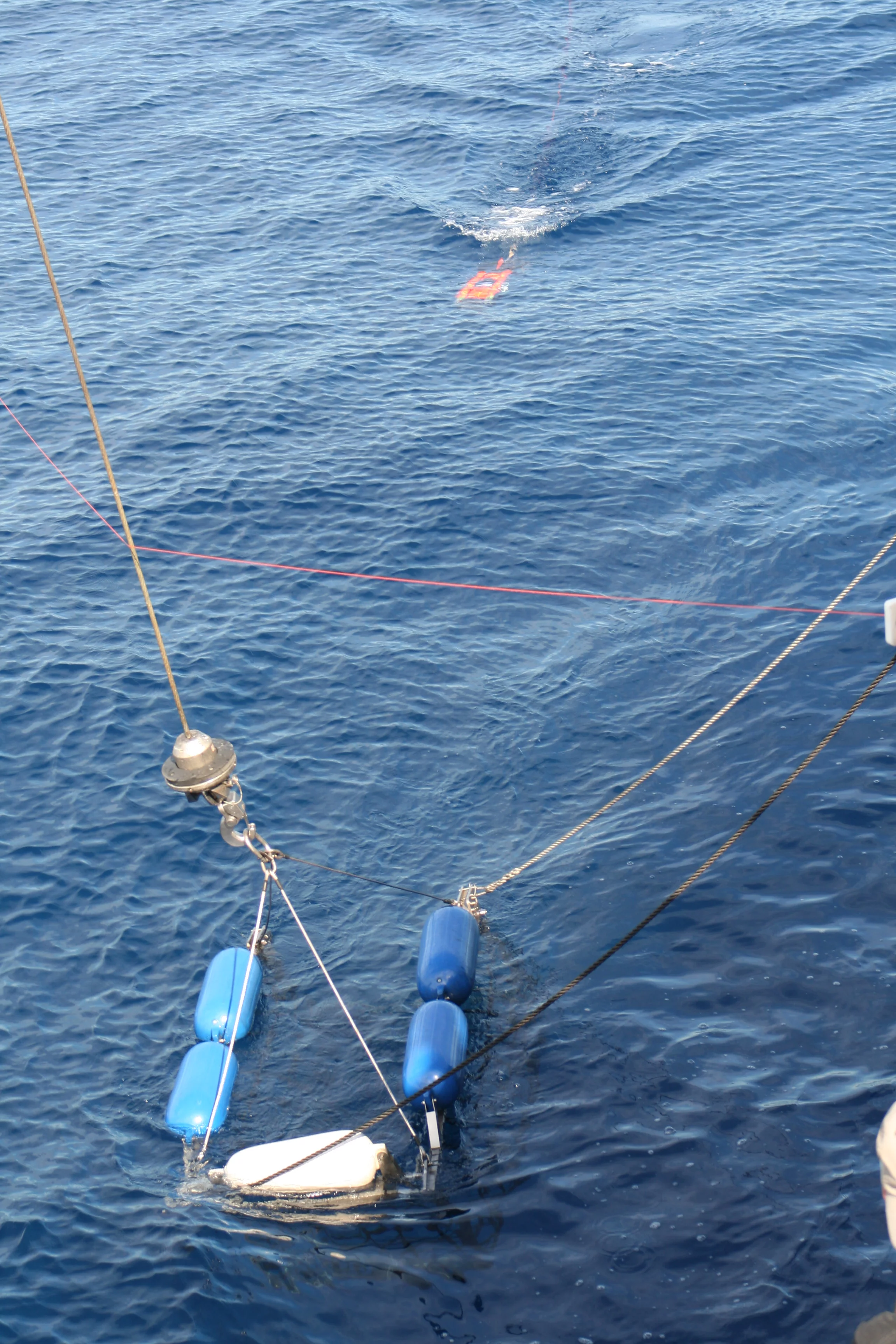 Récupération du drone SeaFox