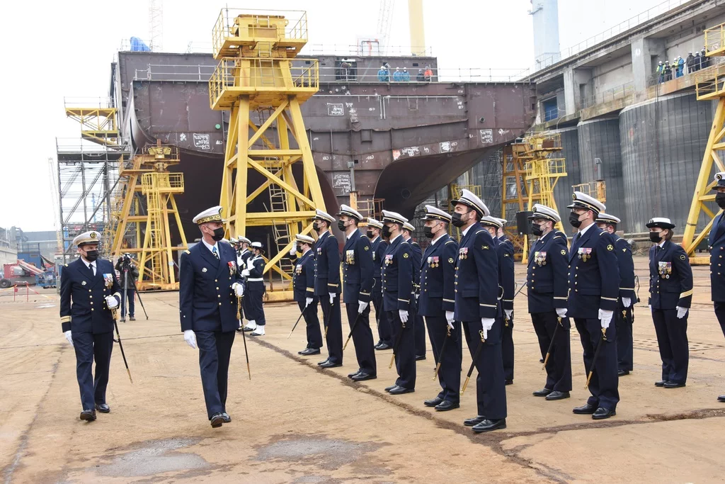 Prise de commandement de l'’équipage d’armement pour le Jacques Chevallier