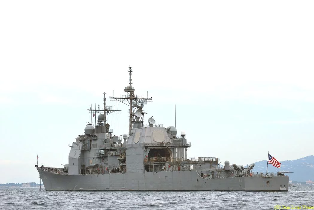 Le croiseur américain Normandy