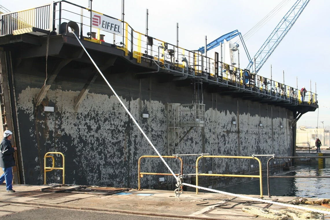 Mise en place de la porte