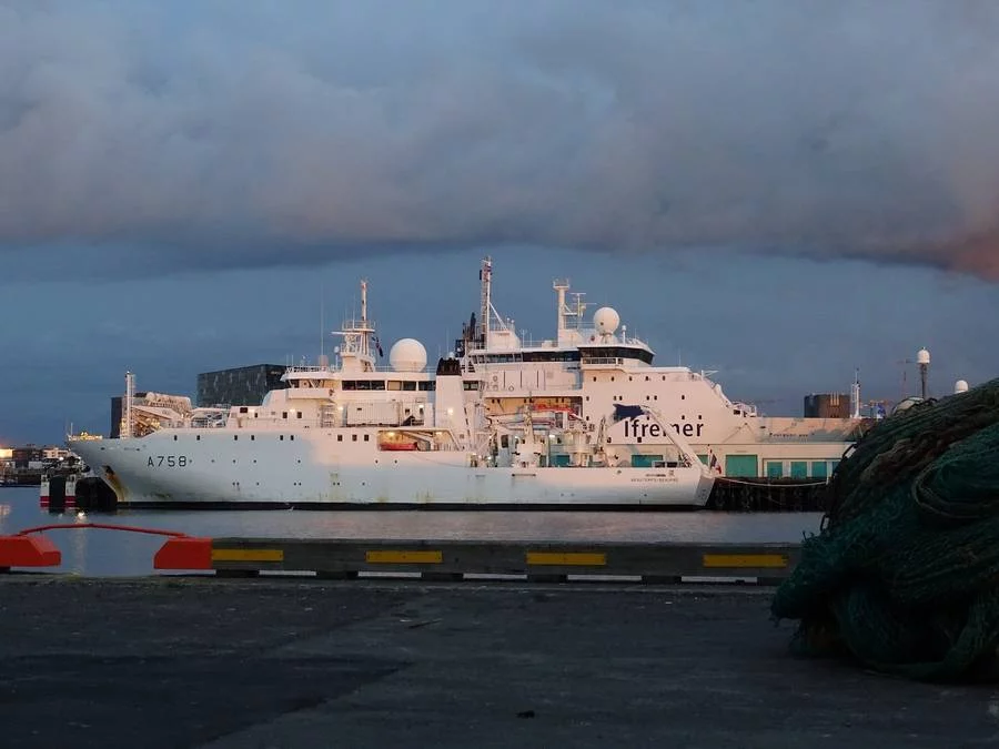 Le Pourquoi pas ? et le Beautemps-Beaupré à Reykjavik