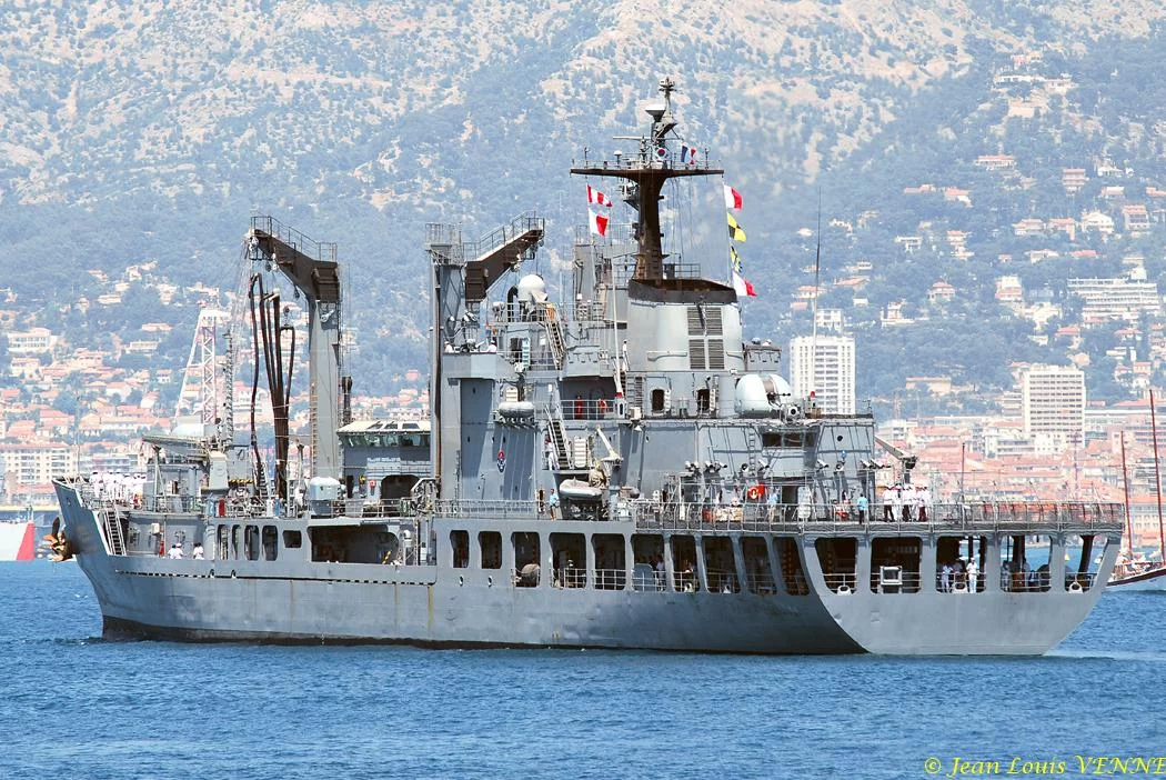 Arrivée à Toulon du bâtiment de soutien Dae Cheug