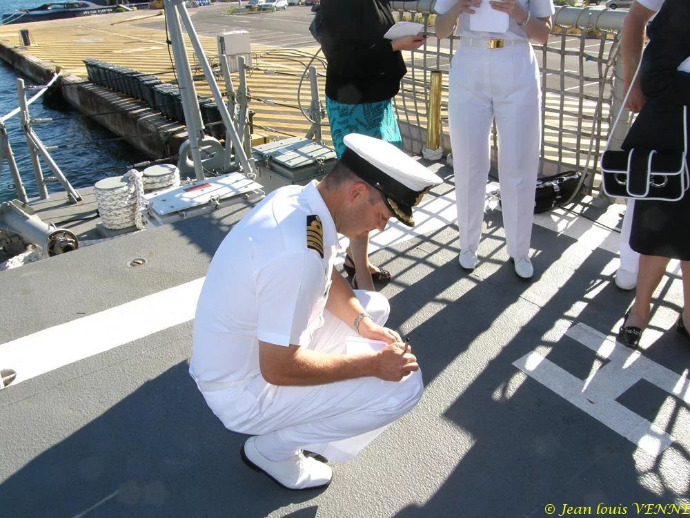 Le commandant Peter Leavy