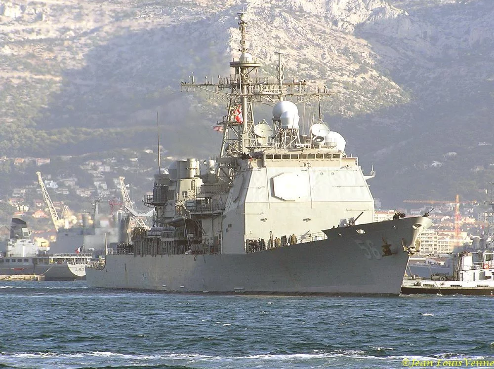 Escale du croiseur USS San Jacinto Ã  Toulon