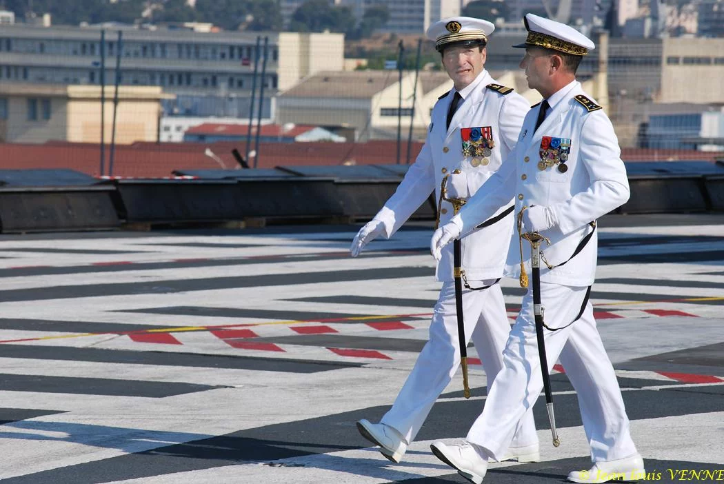 L'ancien commandant, le CV Boivin, et ALFAN