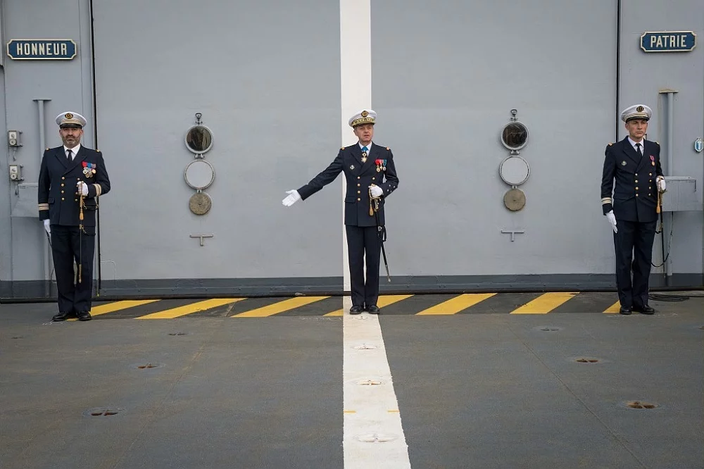 Le capitaine de frégate Ismael Hifdi, nouveau commandant de la Marne