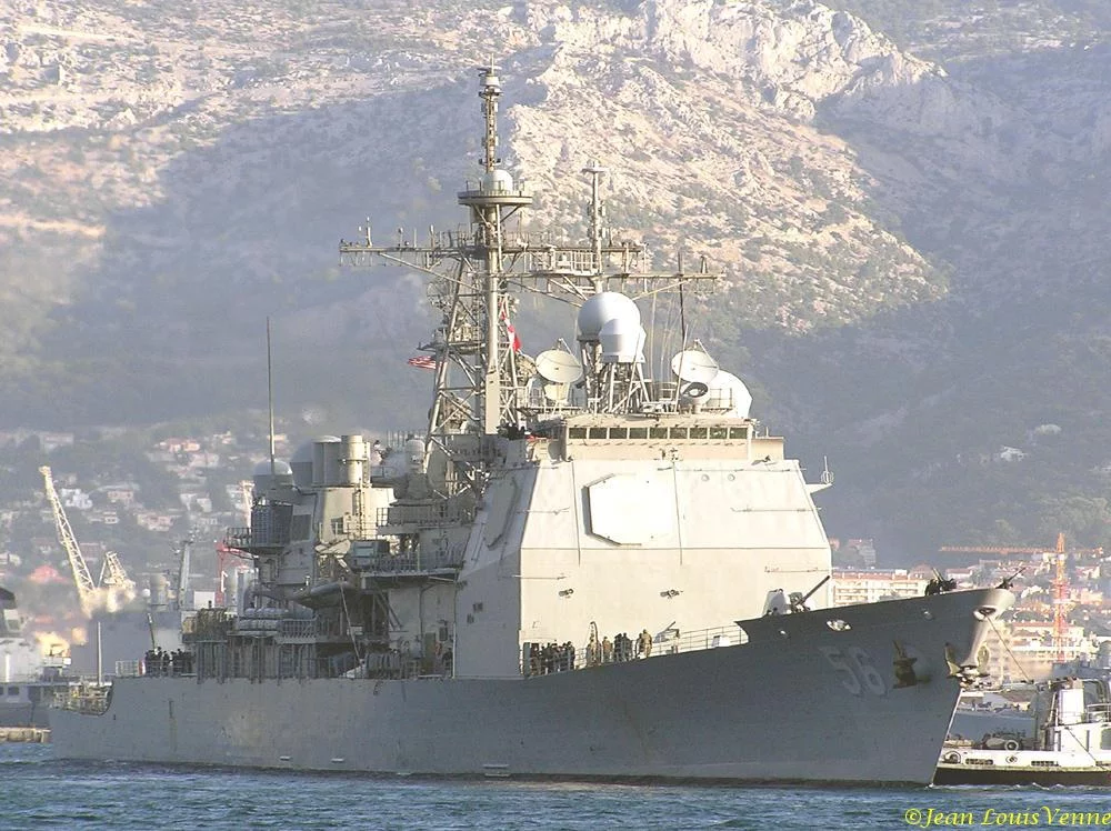 Escale du croiseur USS San Jacinto Ã  Toulon