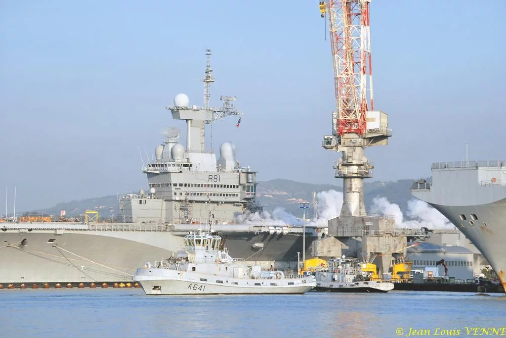 Essais des catapultes du Charles de Gaulle