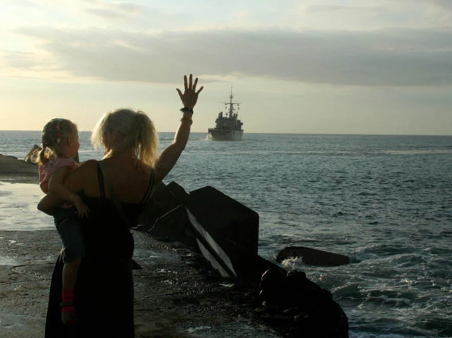 Départ du Floréal de La Réunion pour l'opération Atalante