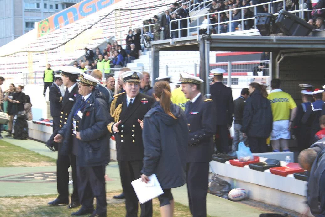 Le chef d'état-major de la marine nationale et le First Sea Lord