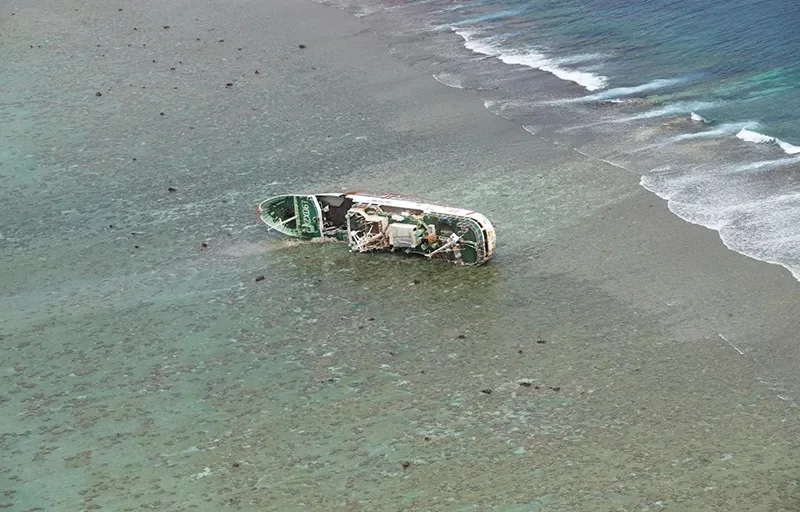 Epave du palangrier Shen Gan Shun