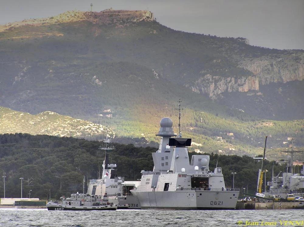 Arrivée à Toulon de la frégate Chevalier Paul