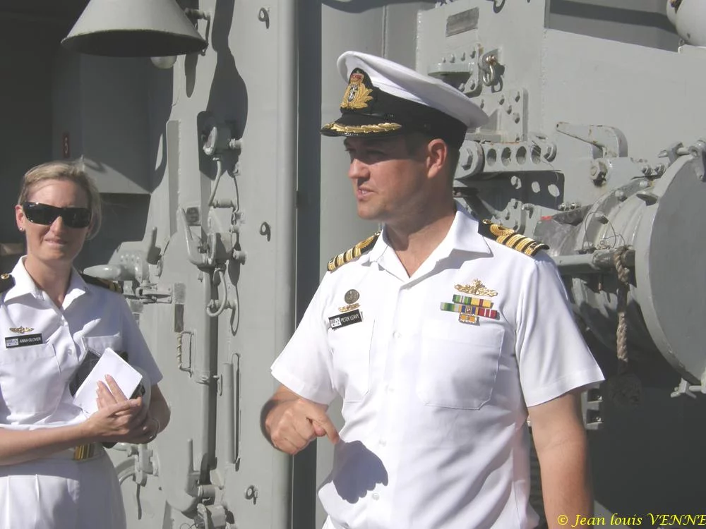 Le commandant de la frégate