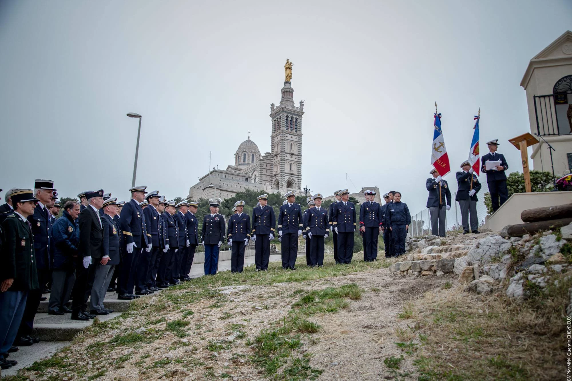 Cérémonie d'hommage aux marins-pompiers victimes du devoir