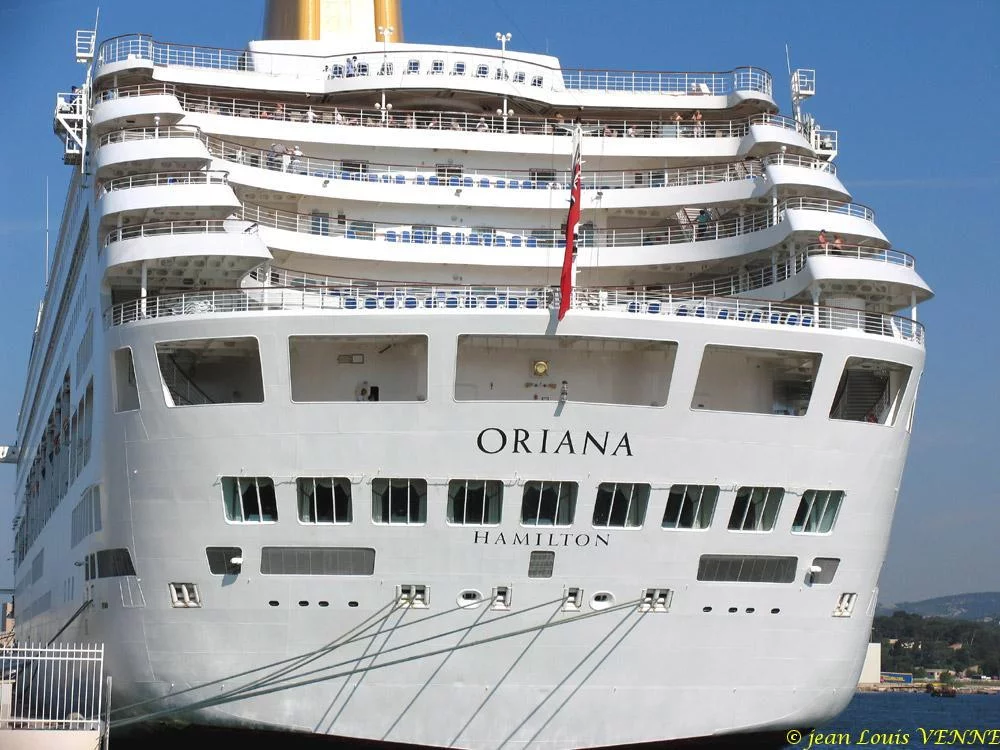 Le paquebot Oriana à La Seyne-sur-Mer