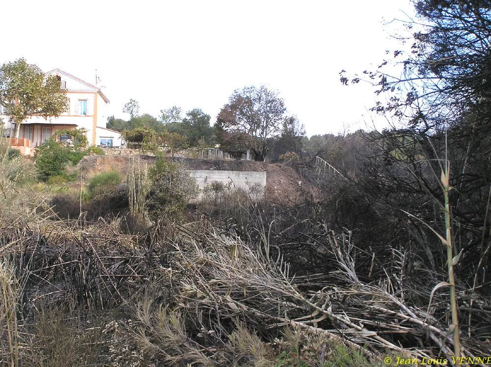 Les dégâts provoqués par l'incendie au CIN St Mandrier