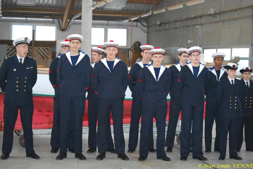Les stagiaires de la PMM « Amiral Trolley de Prévaux »