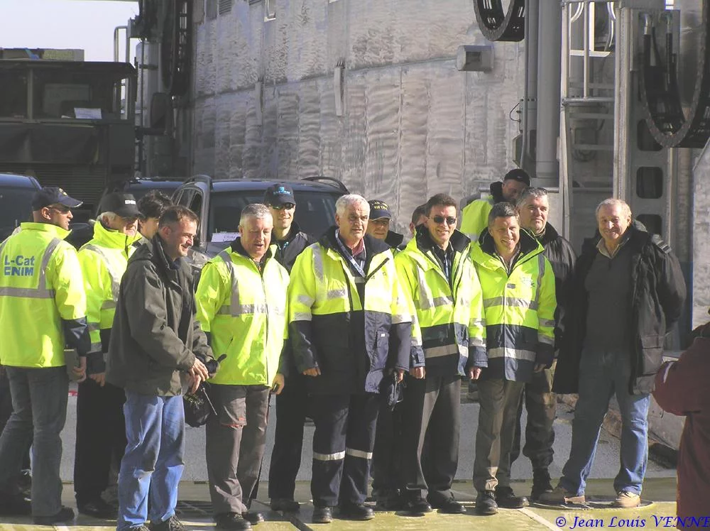 Premier plageage du L-CAT avec matériel roulant