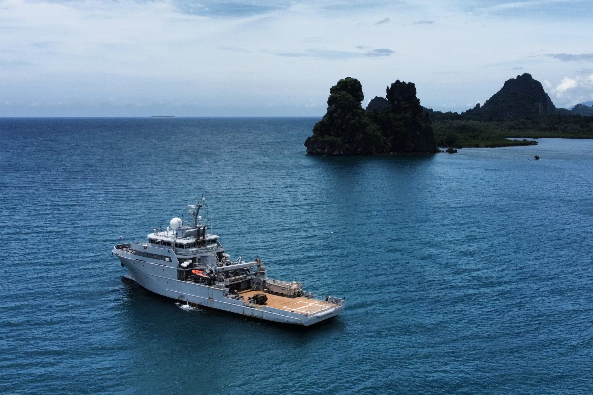 Le bâtiment de soutien outre-mer (BSAOM) Bougainville