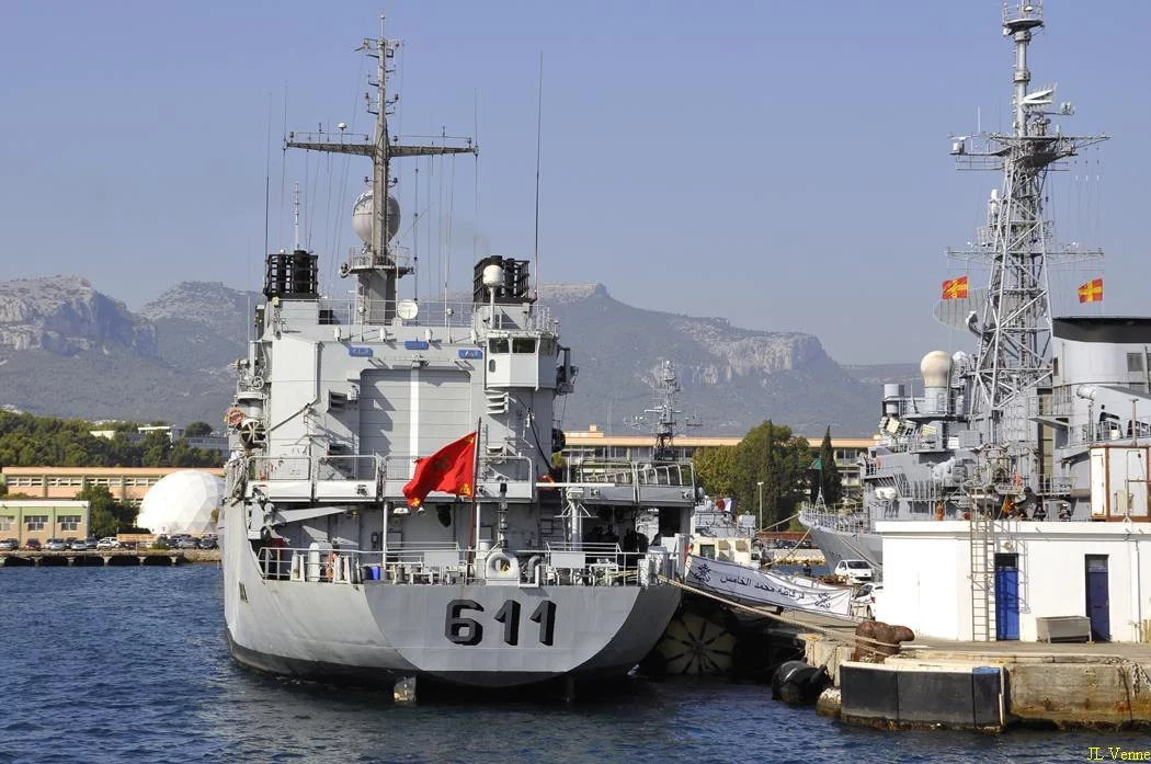 La frégate marocaine Mohamed V en escale à Toulon
