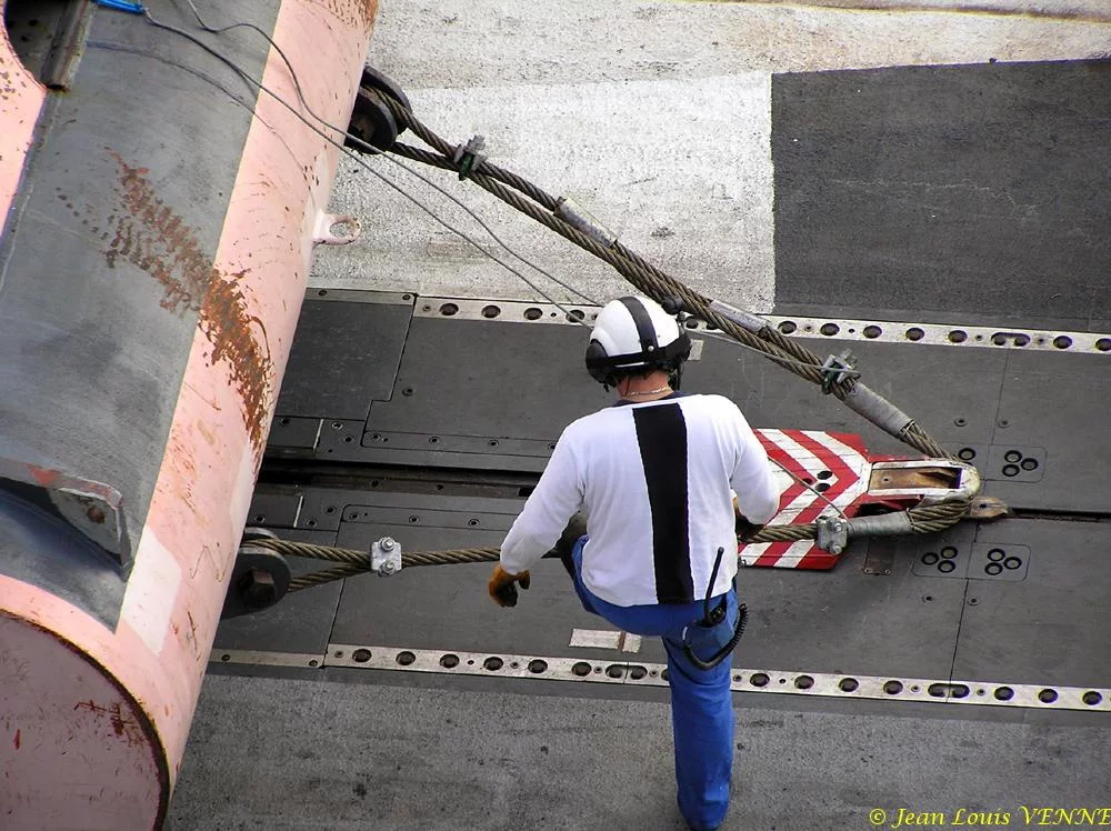 Essais des catapultes du Charles de Gaulle