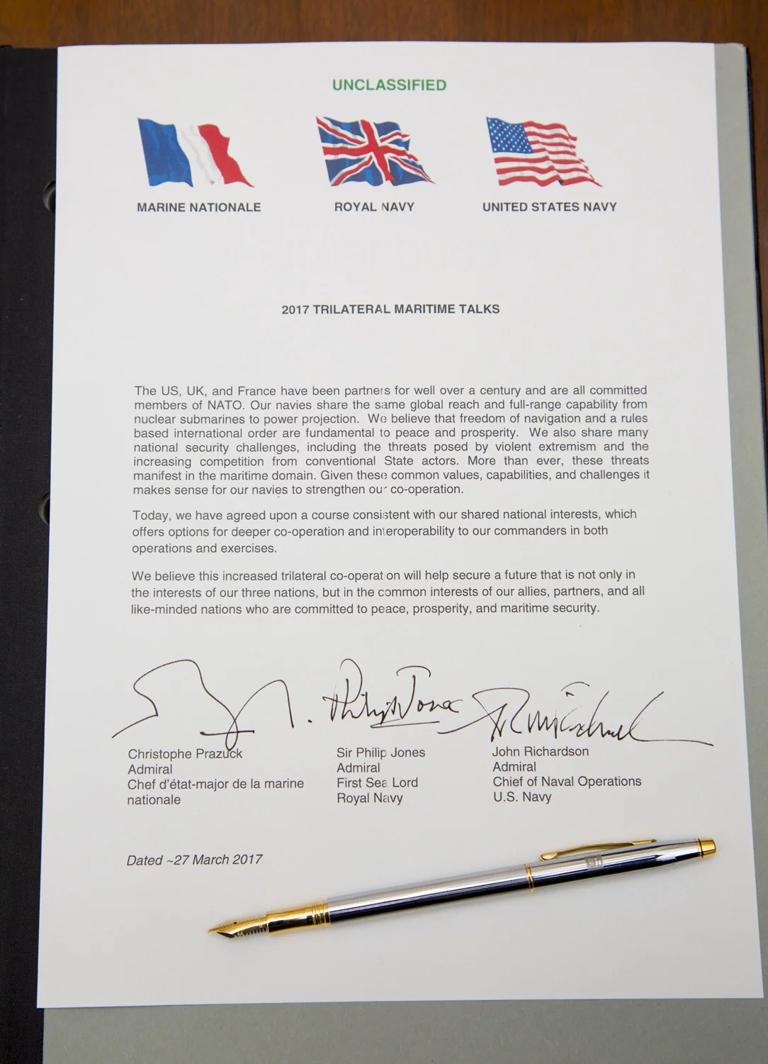 Le texte de l'accord