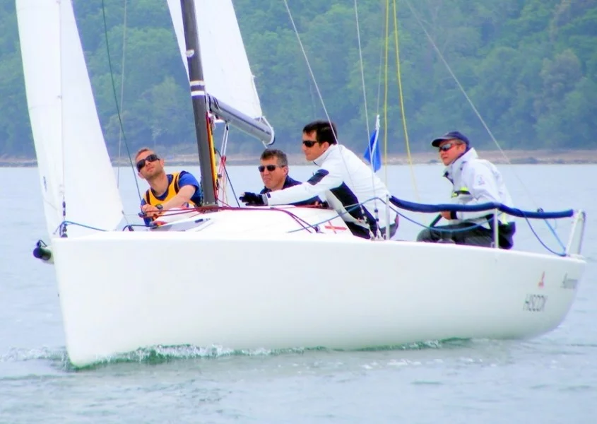 L’équipe de voile de l’École navale