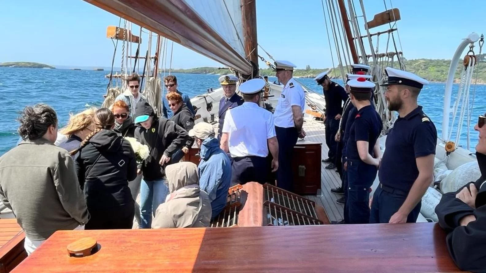 Dernier hommage à Jacques Perrin à bord du Mutin