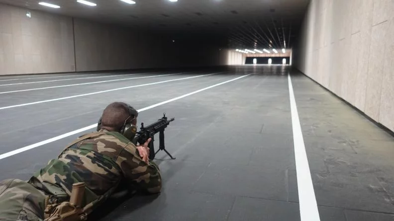 Le nouveau stand de tir de la base navale de Toulon