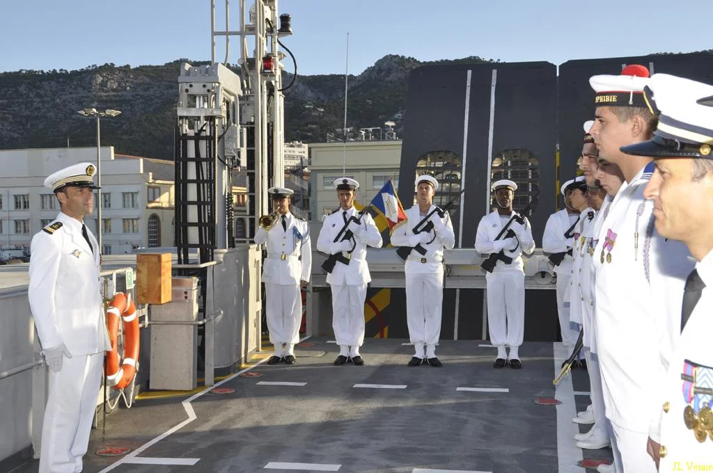Prise de commandement de la flottille amphibie