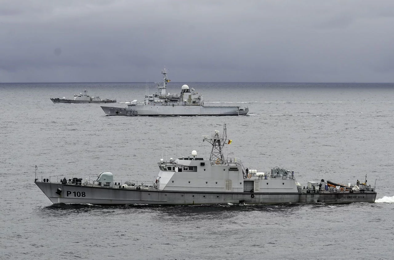 Le Germinal en entraînement opérationnel multinational dans le Golfe de Guinée
